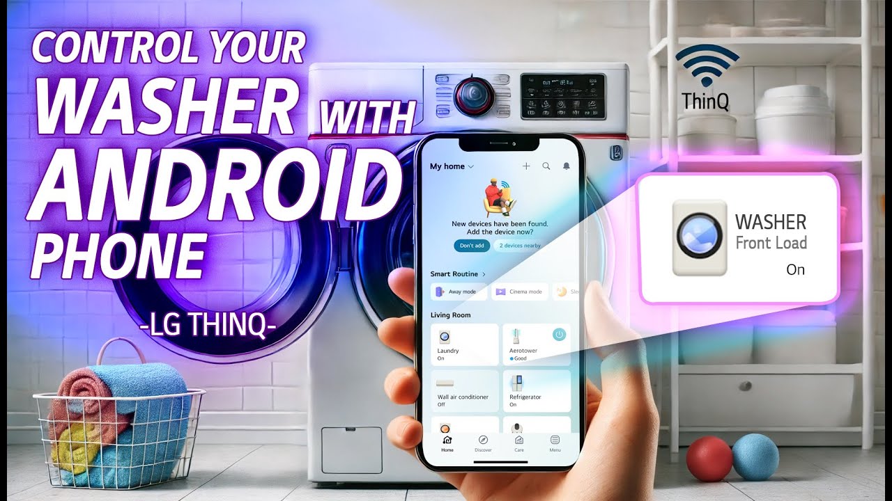 [LG ThinQ] Control Your Washer with Android Phone - YouTube