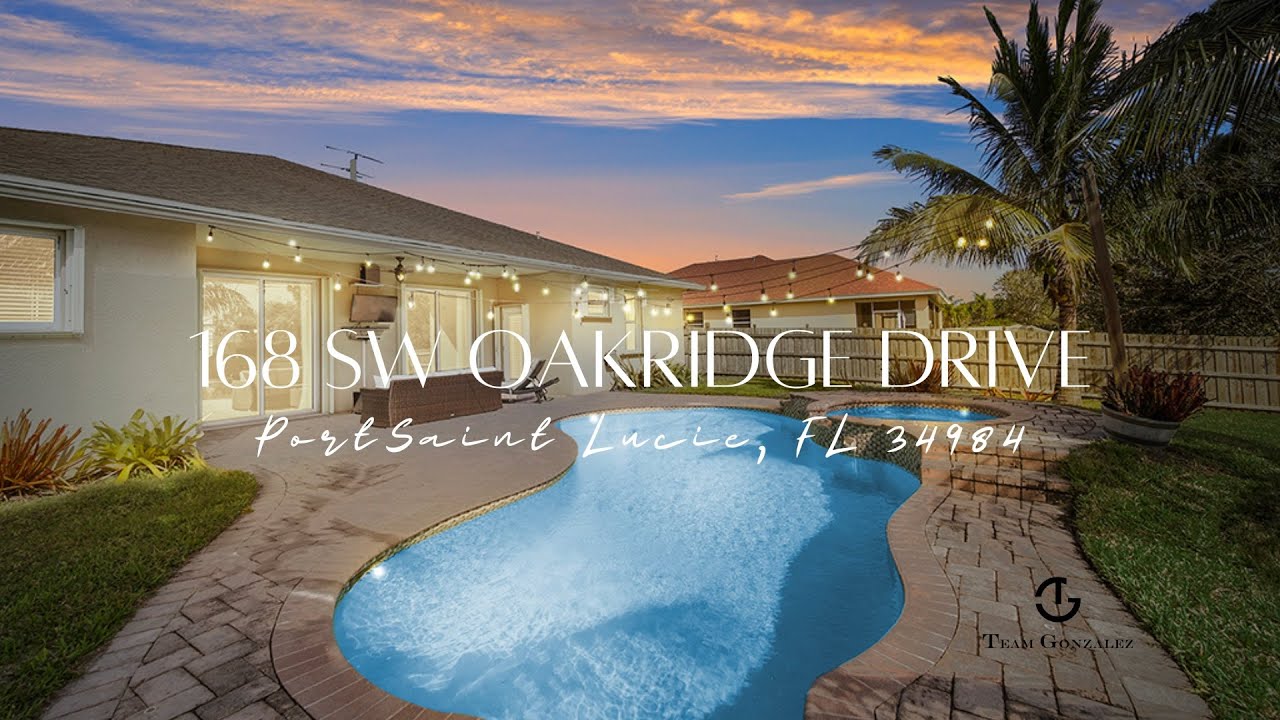 168 SW Oakridge Drive, Port Saint Lucie, FL 34984