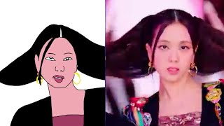 DRAWING MEME MUSIC VIDEO | BLACKPINK - How You Like That #10 | Resimi