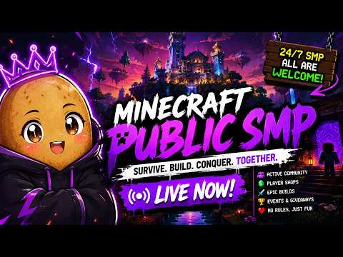 Minecraft Public SMP |knights smp endwar finale #verticalfeed #verticallive #verticallivefeed