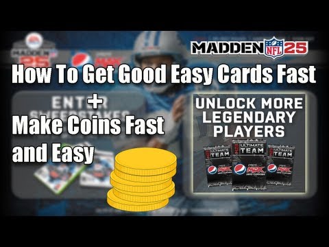 Madden 25 Ultimate Team - How To Get Good Easy Cards Fast + Make Coins Fast And Easy - MUT 25