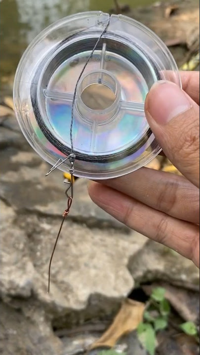 Making a fish tank from fishing line⁉️ #fishing