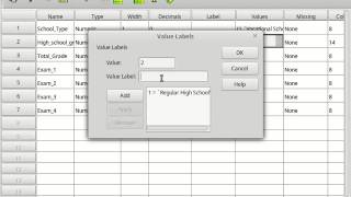 Using PSPP Syntax menu for NonParametric Tests