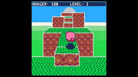 HUNGRY MAN 3D WIP PICO 8 Fantasy Virtual Console Lexaloffle Games www lexaloffle com