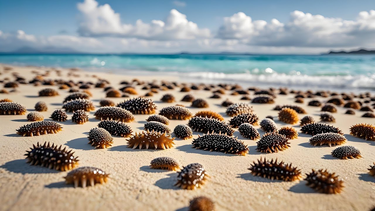 海釣版狂飆！牛帶全家「釣獲隱藏BOSS」🐟｜海參滾出沙灘名場面不斷！ 【牛牛趕海海鮮】