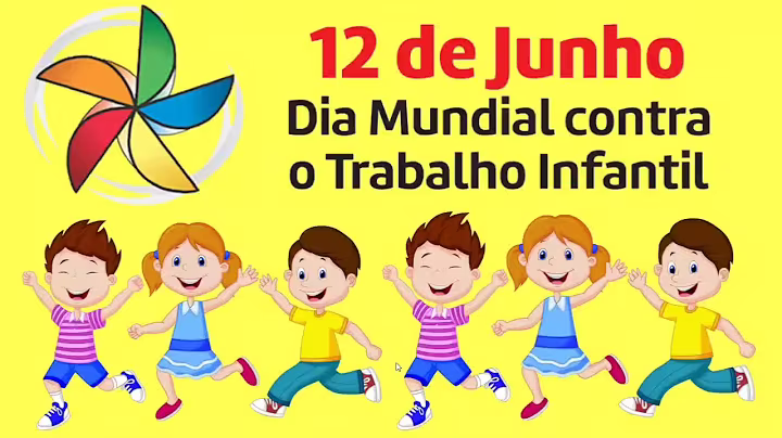 12 de junho. Dia mundial contra o trabalho Infantil