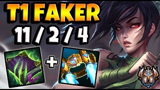 T1 Faker AKALI MID vs SYLAS - Patch 11.11 Korea Challenger ✅