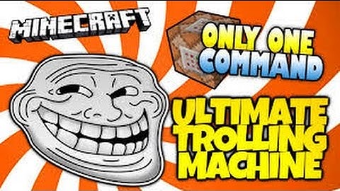 Minecraft | THE TROLL KIT | Custom Command