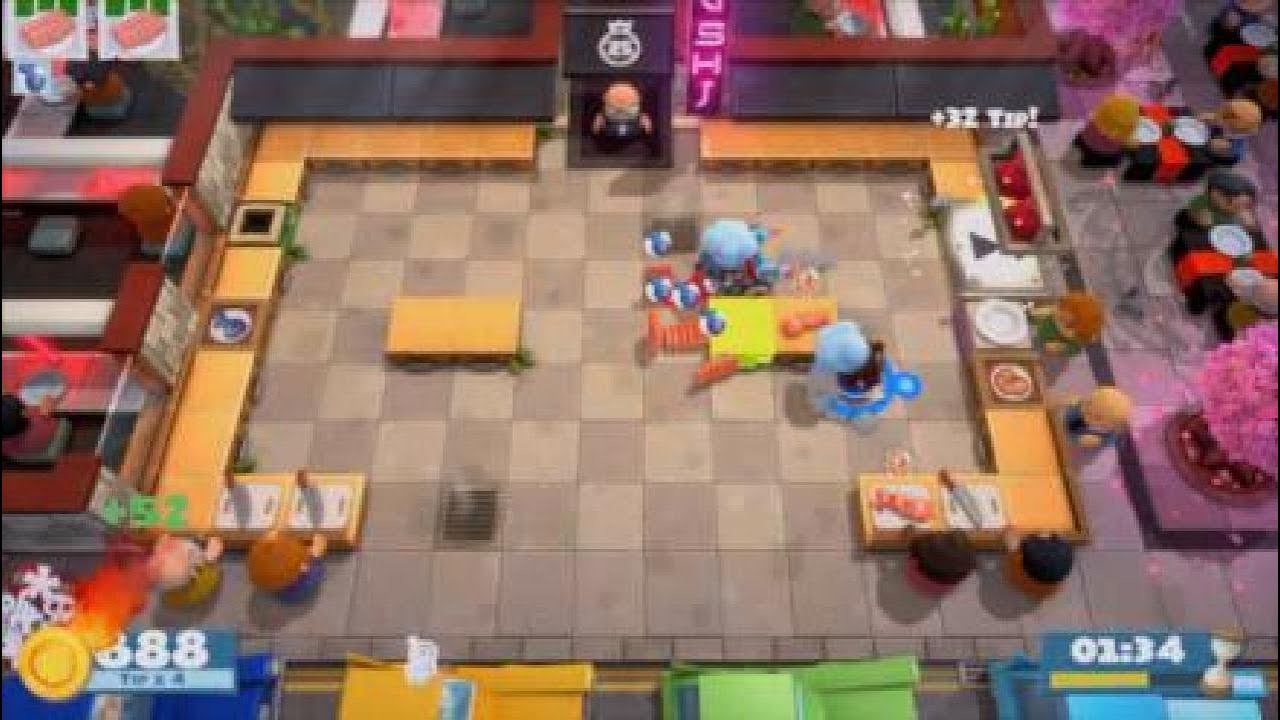 Overcooked 2: All you can eat 1-1 4 stars