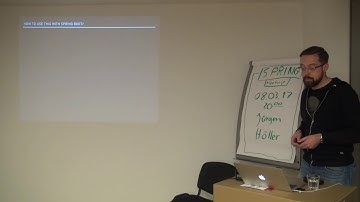 2017-01-11 Spring Meetup Munich: Database centric applications with Spring Boot and jOOQ