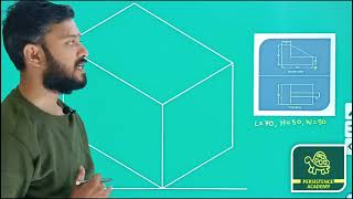 Isometric view #Practice 3 (Engineering Drawing)
