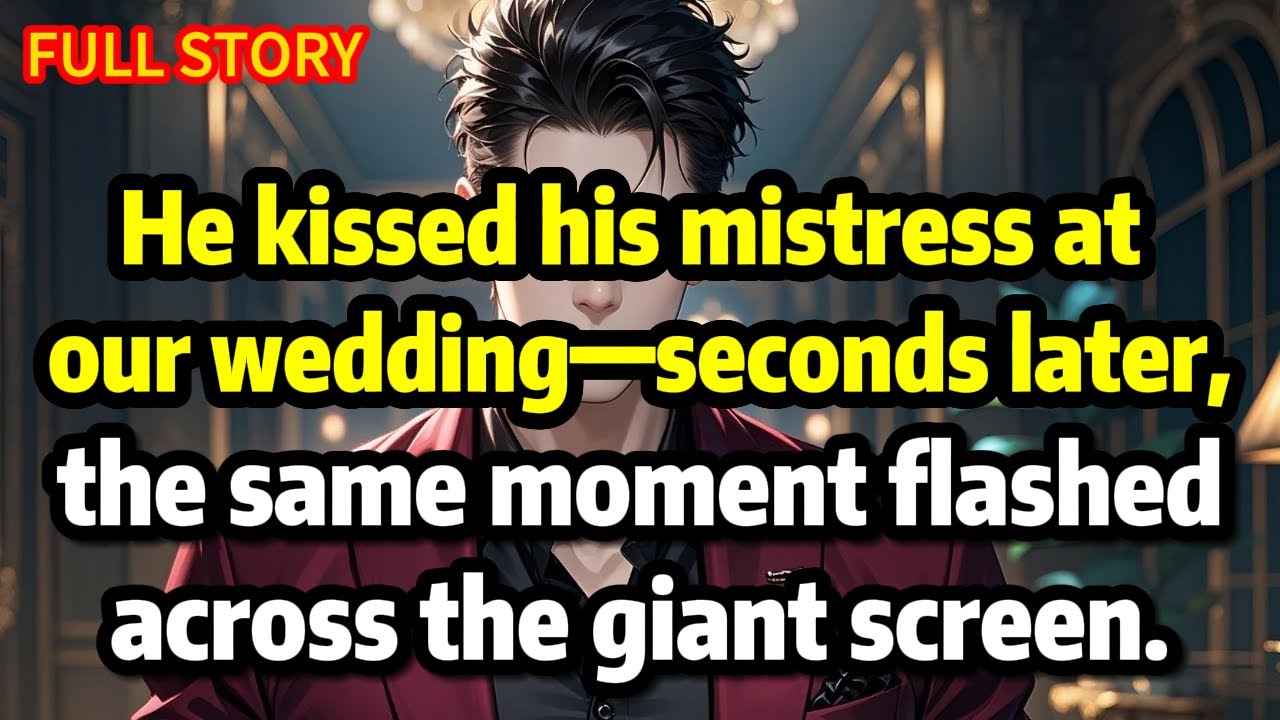 He kissed his mistress at our wedding—seconds later, the same moment flashed across the giant screen
