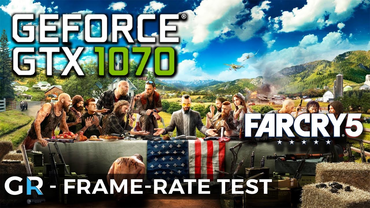 FARCRY 5 GTX 1070 PC | Frame-rate Benchmark Test | 1080p/Ultra/Max Settings