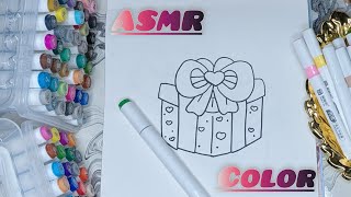 So Relaxing Gift packing | ASMR Satisfying Gift Box 🎁 | Acrylic Color with Me