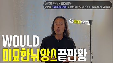 영어회화의 격을 올려주는 WOULD사용하기/그래머인유즈_유닛56