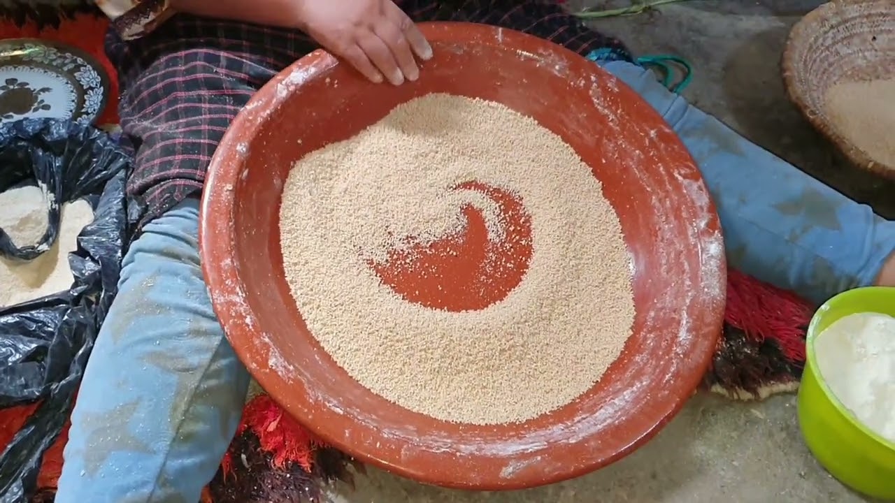 دورزنا نهار واعر 🥰مع مرات عمي فالبادية ودارت لينا كسكس🥘 الحمر بالخضرا والعشوب  🎋🌿جا ياسلام 😋