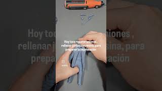 Arreglar juntas abiertas con resina y preparar piezas. #impresion3d #3d #3dprinting #tutorial