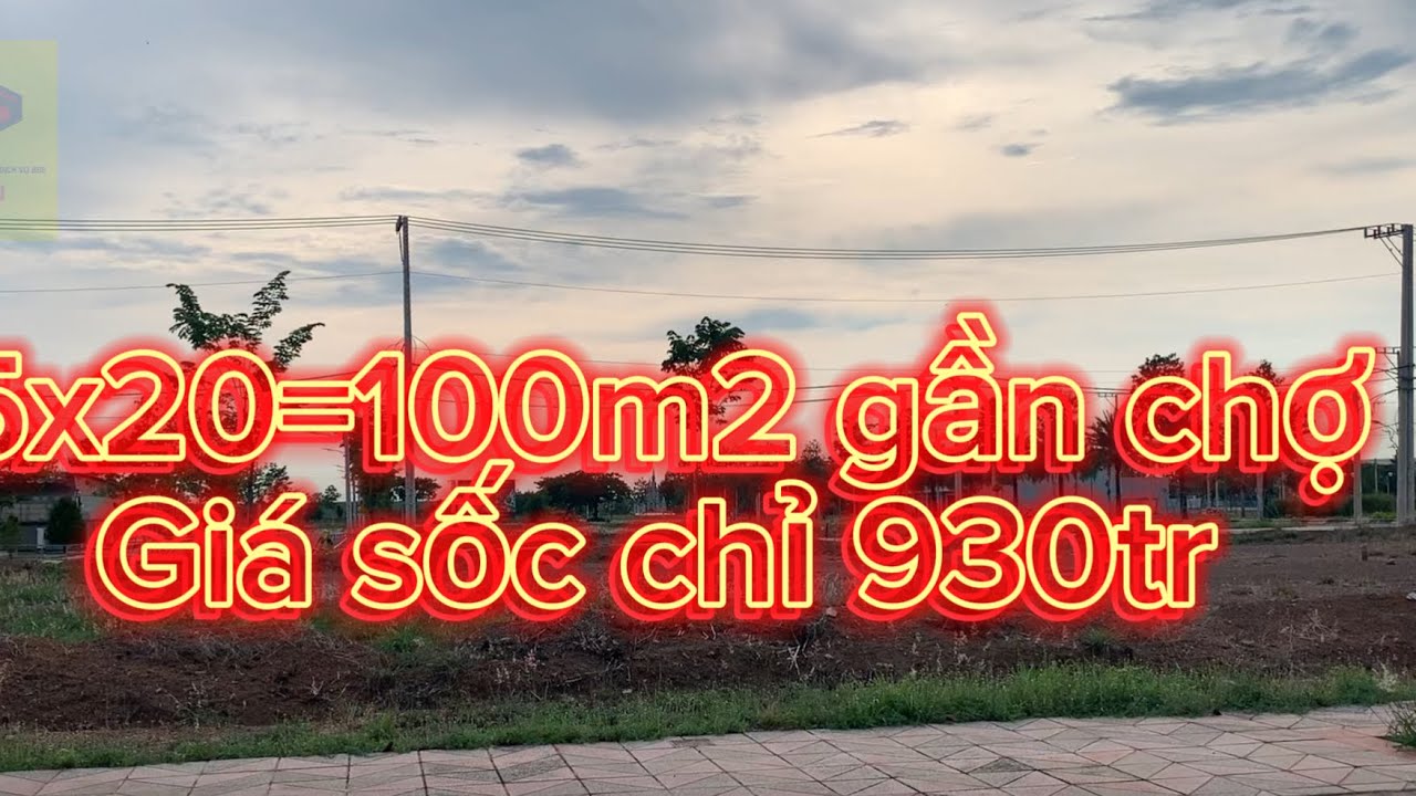 Cát tường phú hưng! Block D5: 5x20=100m2 gần chợ giá chỉ 930tr - YouTube