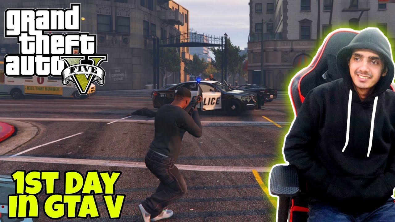 MY FIRST DAY IN GTA V | KILL CHOR PLAYING GTA V FIRST TIME #1 - YouTube