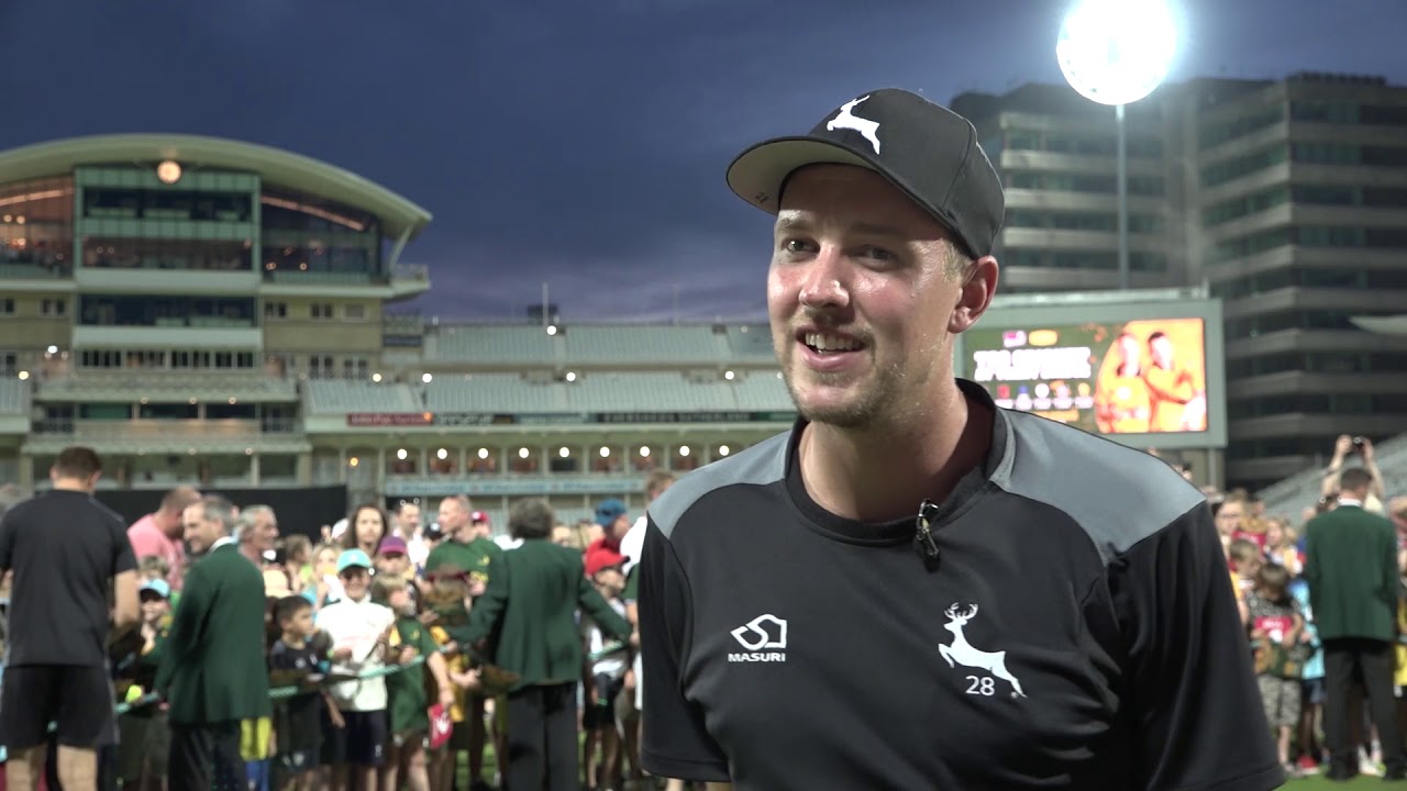 'Buzzing' Jake Ball reacts to Northants victory YouTube