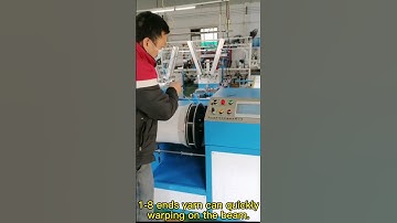 Rongju Yarn Warping Machine Automatic Beam Warping Machine for Sample