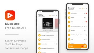 Music - Full iOS music streaming app - Top Songs, Albums and more - Built in Swift