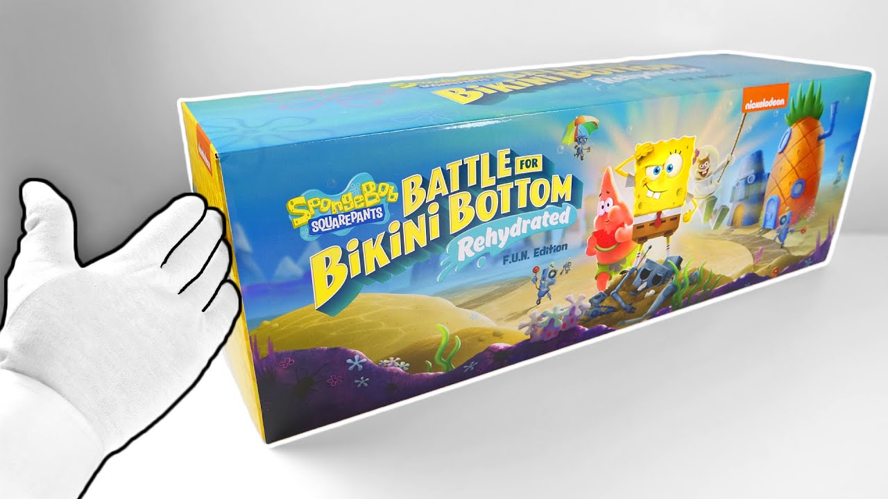 Unboxing SPONGEBOB SQUAREPANTS Battle for Bikini Bottom Rehydrated