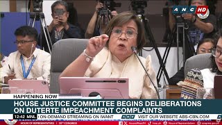 MOMENT: De Lima objects to Flores’ motion to set aside first impeachment rap vs VP Sara | ANC