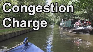 183. Summer congestion on the canals as I take the narrowboat cruising