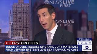 Justice Department can unseal records from Epstein's 2019 sex trafficking case, judge says