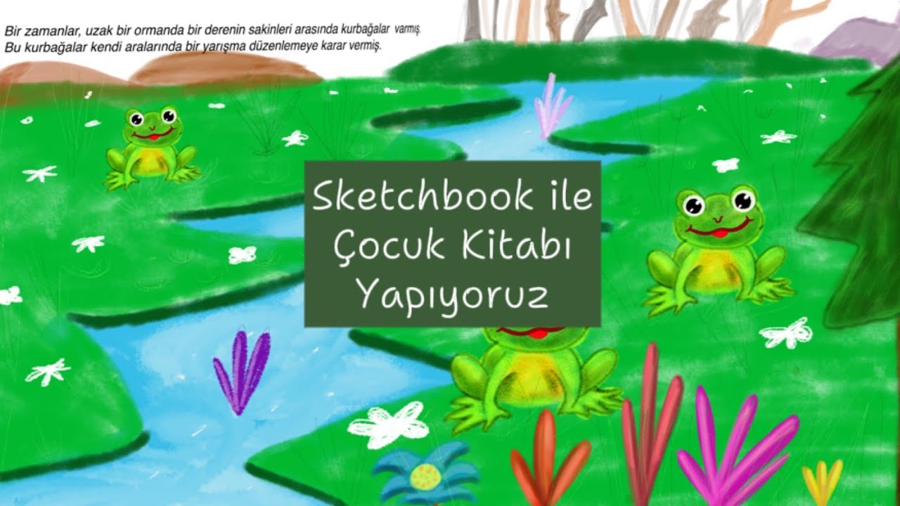 Sketchbook Çocuk Kitabı Çizimi | Çocuk Kitabı Nasıl Çizilir | Zehrart