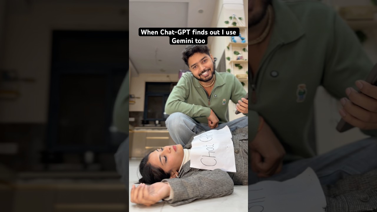 When Chat-GPT finds out I am using Gemini too 😂 bewafai 
