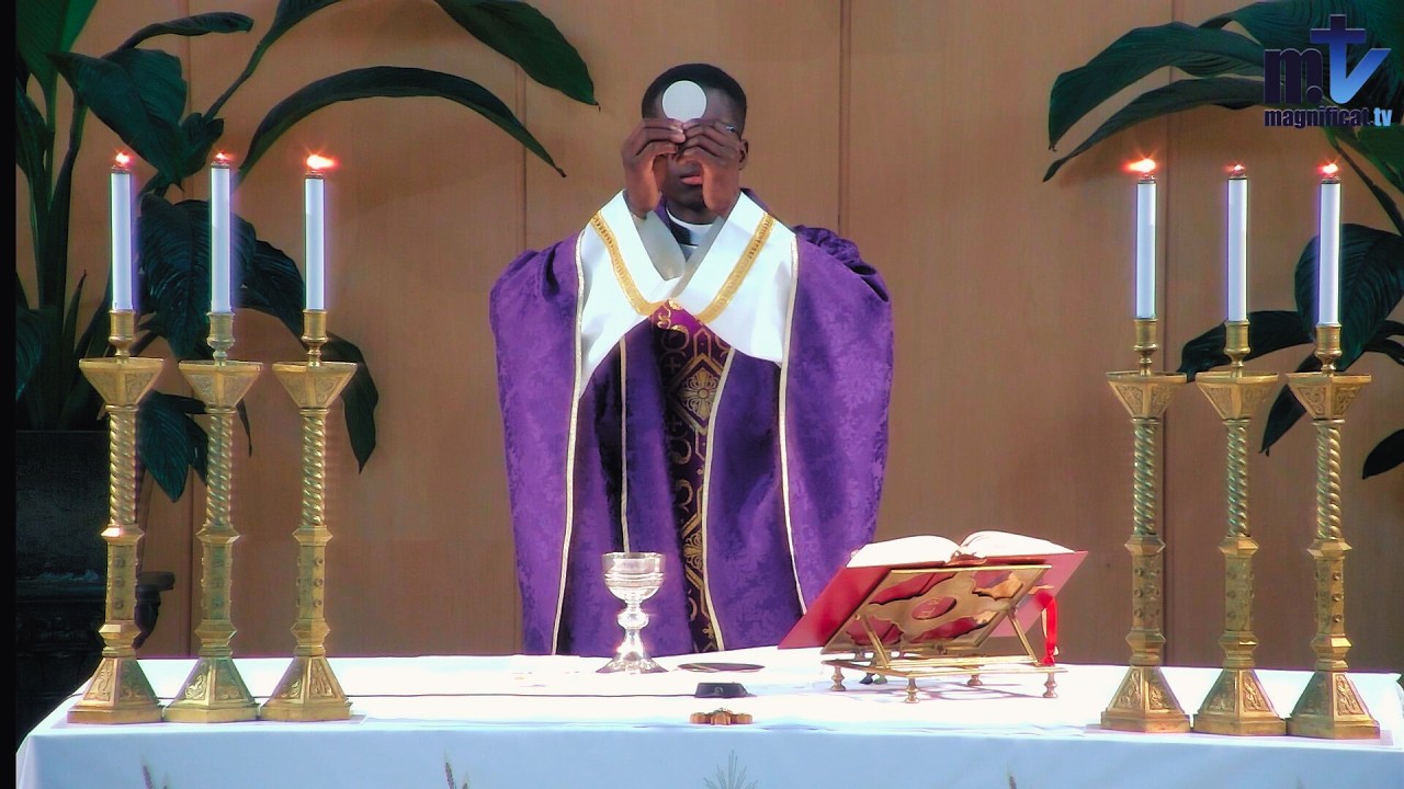 La Sainte Messe du jour |  3ème Dimanche de Carême | 08-03-2026 |  P. Sylvestre Beladjolo, FM