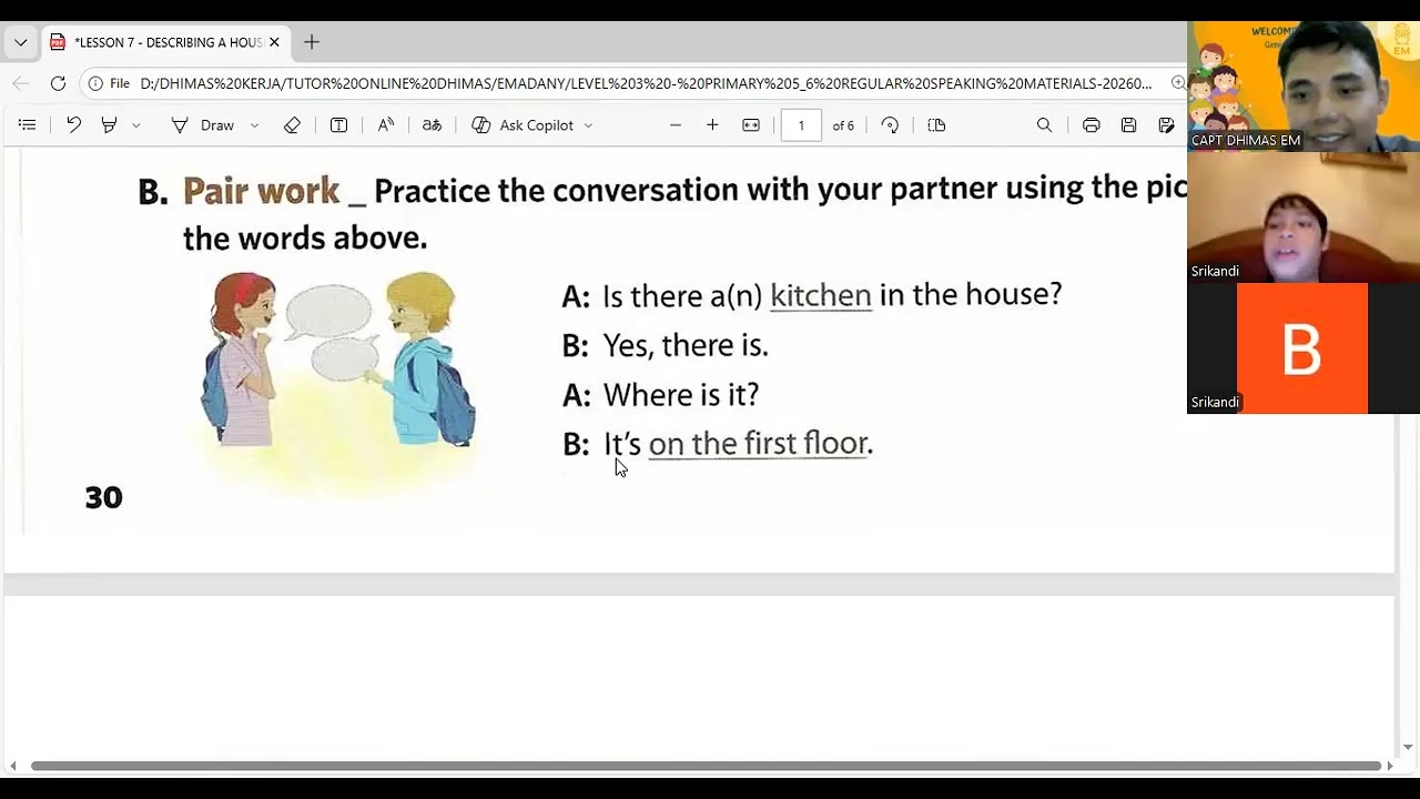 LESSON 7 - DESCRIBING A HOUSE (16 FEBRUARI 2026)