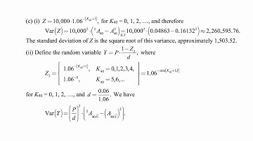 Exam MLC exercise for February 21, 2018
