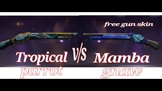 m1887 tropical parrot vs m1887 mamba gnaw comparison