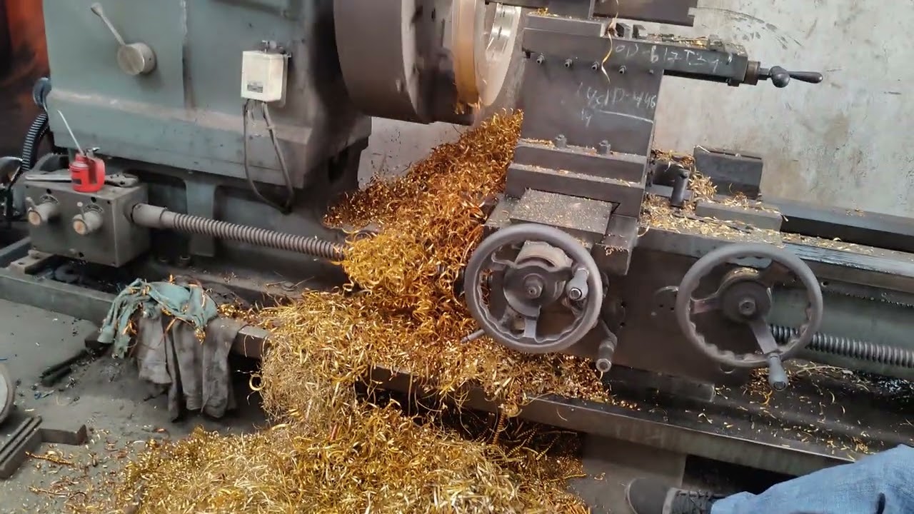 Lathe machine || new heavy duty gold work || 