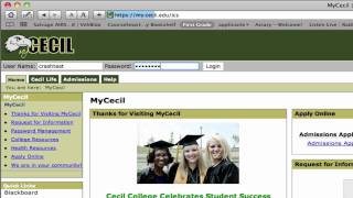MyCecil tutorial getting started