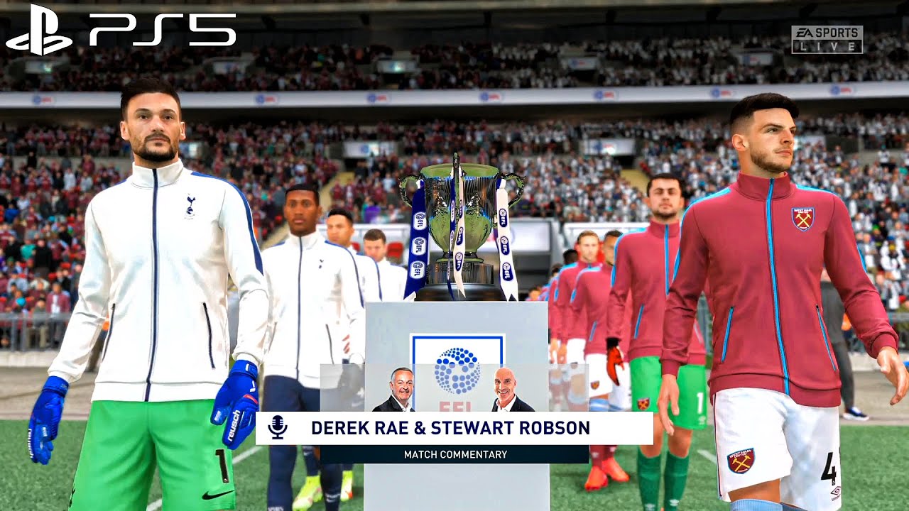 FIFA 22 PS5 | Tottenham Hotspur vs West Ham United | EFL Cup | Gameplay & Full match