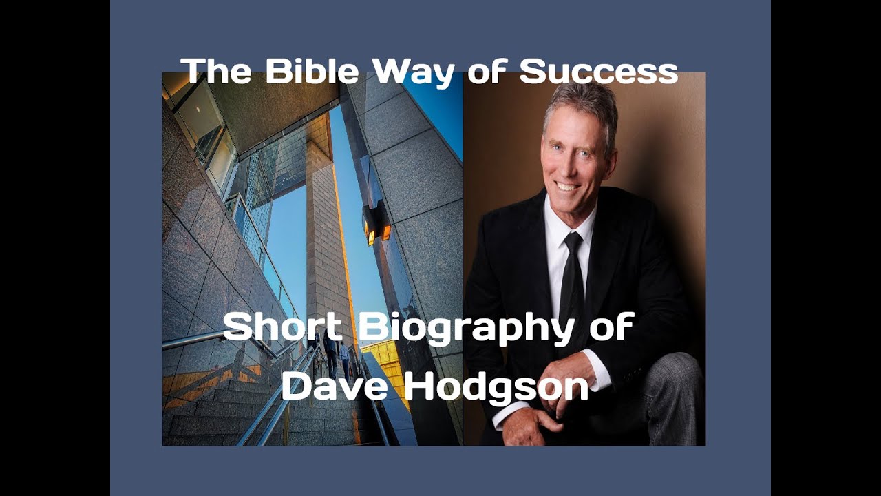 SHORT BIOGRAPHY OF DAVE HODGSON   WRITTEN AND READ BY SASCHA FERBER