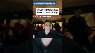 WHAT THEO NOTICED HERE IS CRAZY… PSG Magic Moment 👀⚽@thogden #shorts#football