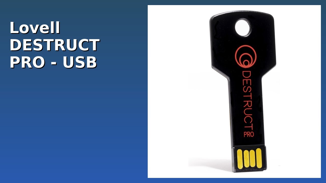 REVIEW (2026): Lovell DESTRUCT PRO - USB Hard Drive Eraser. ESSENTIAL details.