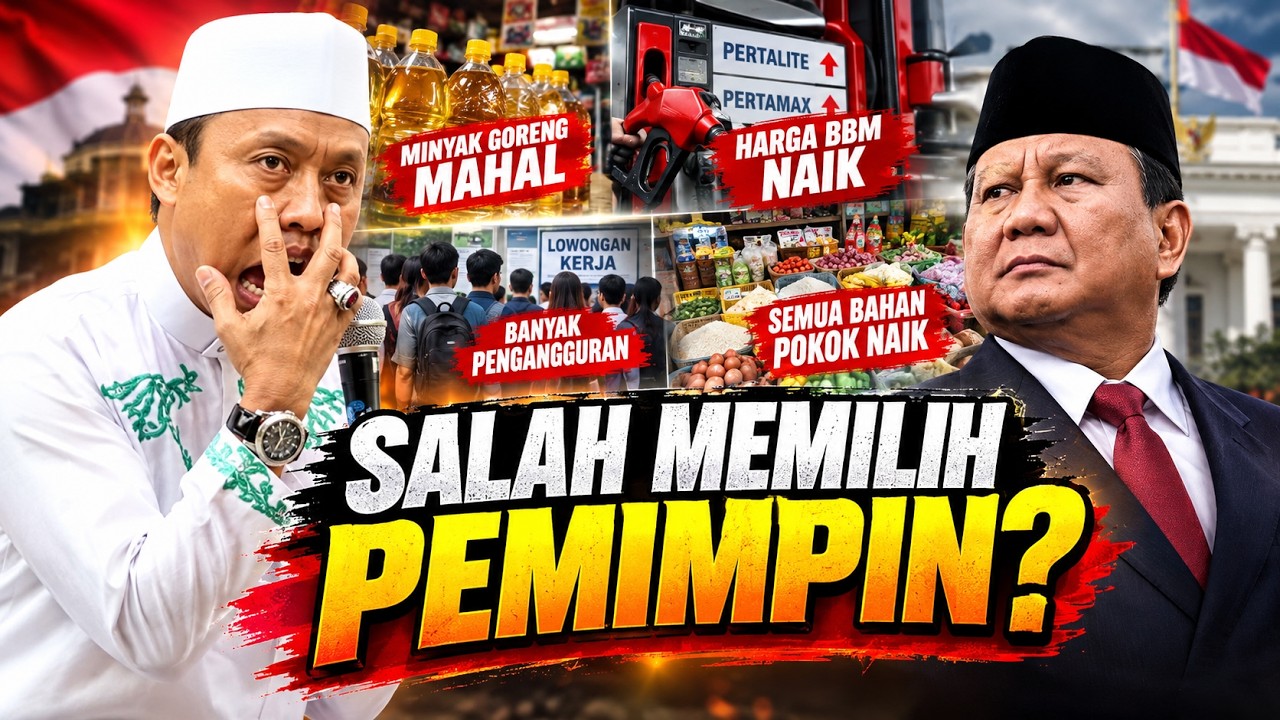 SALAH MEMILIH PEMIMPIN? - Ceramah Kocak Bikin Ngakak Tapi Menohok
