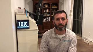 Corrective exercises following dry needling of calves