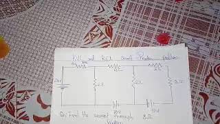 KCL & KVL circuit problem multi-loops