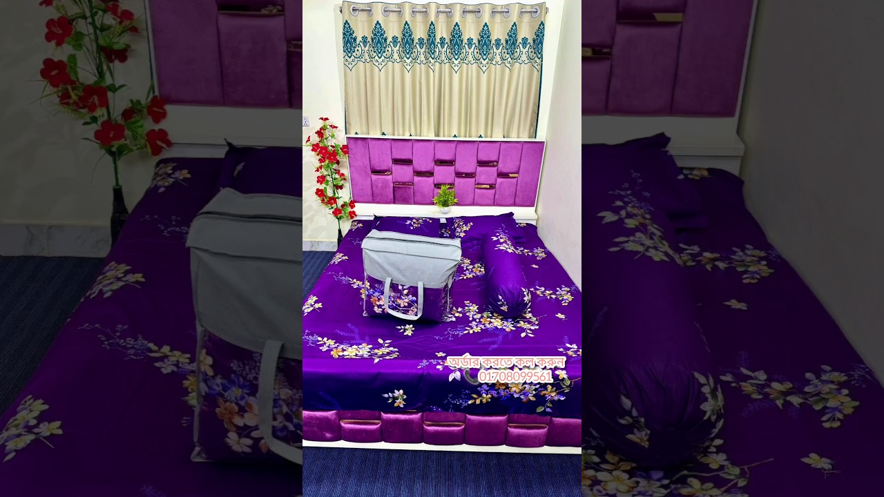 🌱5ps Premium Quality Luxury Comforter set. 👉100% export quality👉Washable 👉Long lasting guaranty