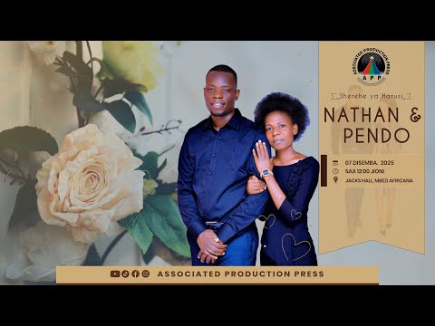 LIVE Sherehe Ya Harusi Ya Nathaniel Pendo 07 12 2025 