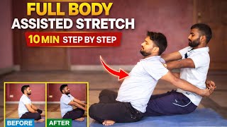 Rudra yoga and stretch pain relief specialist  is live partner stretching of full body