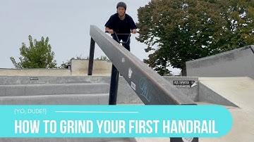 How To Grind Your First Handrail BMX!