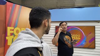 Dia De Gravaçao Para Tv Futuro No Programa Sandro Becker